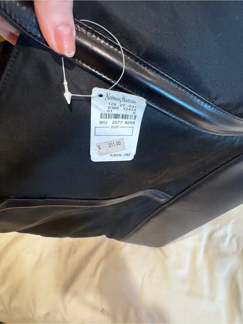 Neiman Marcus Black Tote Laptop Bag